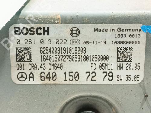 Engine control unit (ECU) MERCEDES-BENZ B-CLASS Sports Tourer (W245) B 180 CDI (245.207) | BP22903950M57 