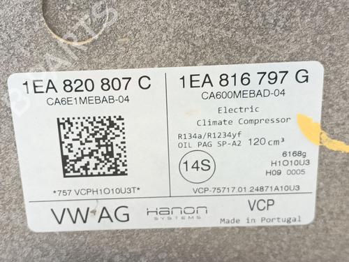AC compressor VW ID.4 (E21) PRO | BP34633241M34  - Image 6