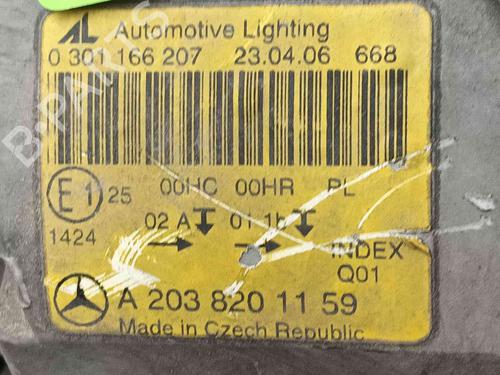 Left headlight MERCEDES-BENZ C-CLASS (W203) C 220 CDI (203.008) | BP37996979C28 - Image 3