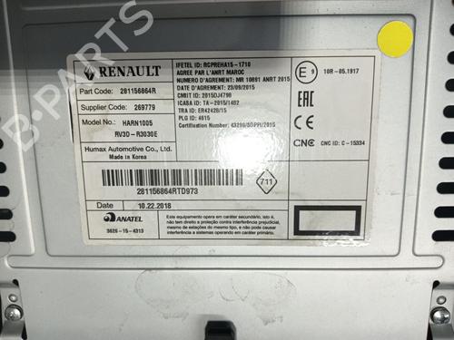 Radio DACIA SANDERO II TCe 90 (B8M1, B8MA, B8AC) | BP21082212E6 