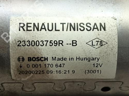 Starter DACIA DUSTER (HM_) 1.5 dCi 115 (HMAD) | BP23243460M8 