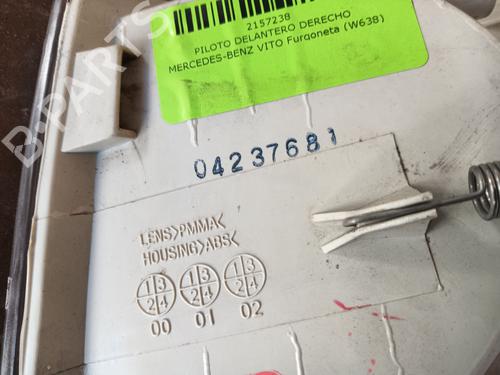Intermitente delantero derecho MERCEDES-BENZ VITO Bus (W638) 108 CDI 2.2 (638.194) | BP30006167C33 