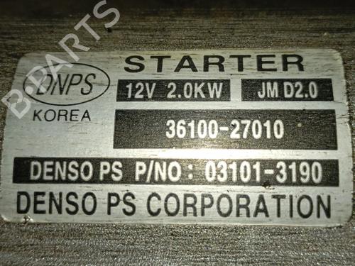 Starter KIA SPORTAGE II (JE_, KM_) 2.0 CRDi | BP24226104M8 