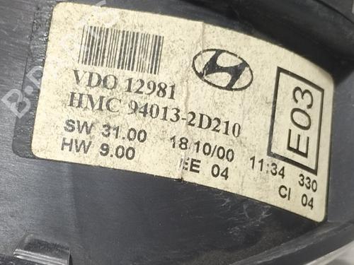 Instrument cluster HYUNDAI ELANTRA III Saloon (XD)  | BP5358097C47 