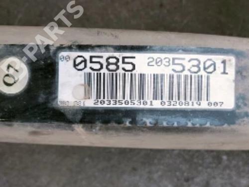Used Rear axle Rear axle MERCEDES-BENZ C-CLASS (W203) C 200 Kompressor (203.042) (163 hp) 10522124 10522124