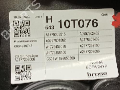 Front right window mechanism MERCEDES-BENZ EQA (H243) EQA 250+ (243.702) | BP29249872C23 