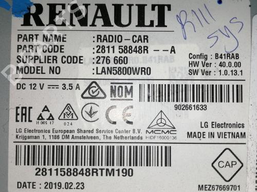 Radio DACIA SANDERO II  | BP16423772E6 