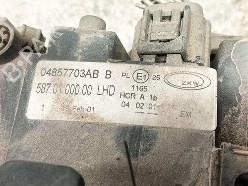 Left headlight CHRYSLER VOYAGER IV (RG, RS) 2.5 CRD | BP22731074C28 