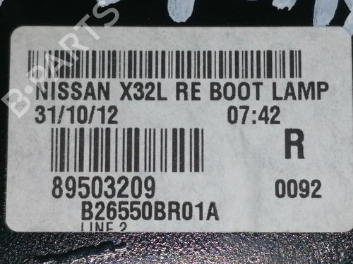 Right tailgate light NISSAN QASHQAI / QASHQAI +2 I (J10, NJ10, JJ10E)  | BP13662488C80 