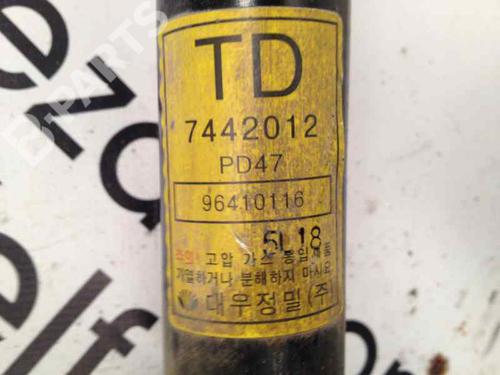Used Right rear shock absorber Right rear shock absorber CHEVROLET AVEO / KALOS Saloon (T250, T255) 1.4 (83 hp) 5351385 5351385