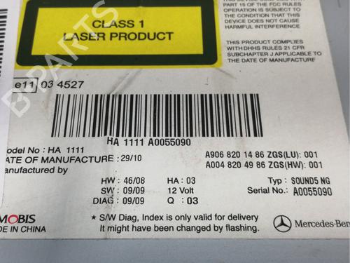 Radio MERCEDES-BENZ SPRINTER 3,5-t Van (B906)  | BP6409420E6 