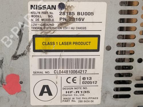Radio NISSAN ALMERA TINO (V10) 2.2 dCi | BP5358352E6 
