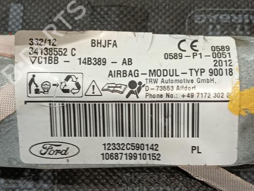 Højre gardin airbag FORD FIESTA VI (CB1, CCN) 1.0 EcoBoost | BP30931608C12