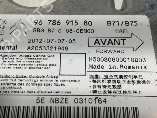 ECU airbags CITROËN C4 II (NC_)  | BP11053943M53 