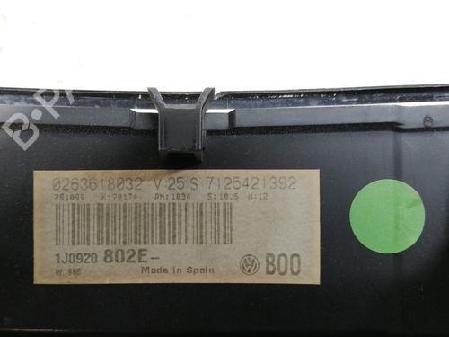 Instrument cluster VW GOLF IV (1J1) 1.9 SDI | BP16351822C47 