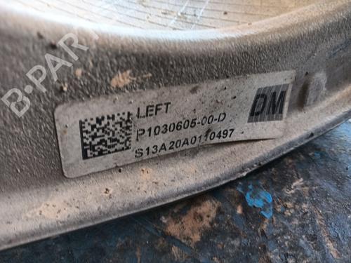 Left front steering knuckle TESLA MODEL S (5YJS)  | BP26558297M25 