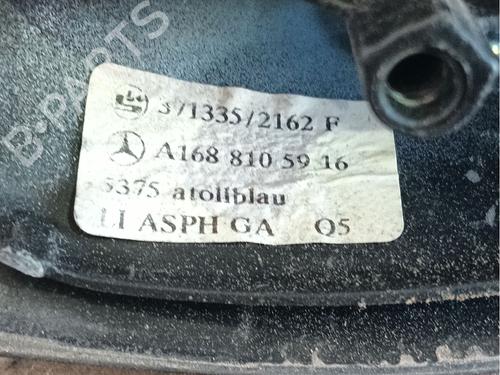 Left mirror MERCEDES-BENZ A-CLASS (W168) A 160 CDI (168.006) | BP27983954C26 