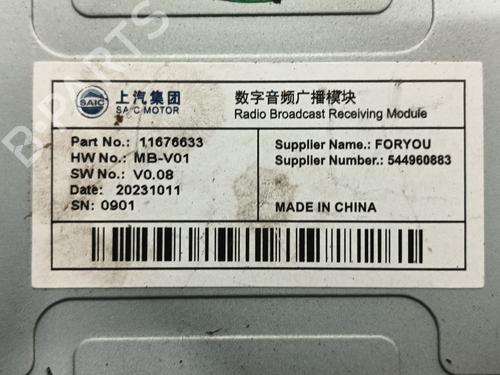 Electronic module MG MG ZS SUV (AZS1) 1.0 T-GDi | BP31664775M83