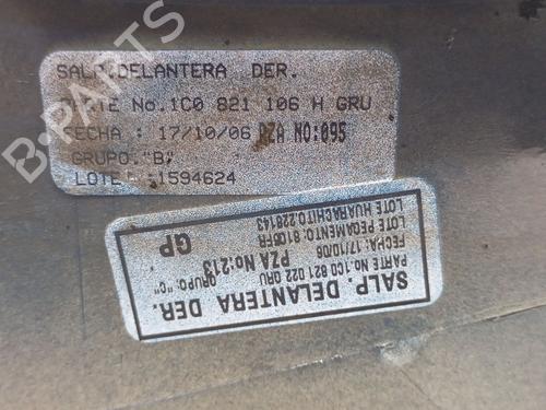 Right front fenders VW NEW BEETLE (9C1, 1C1) 1.6 | BP30120452C42 