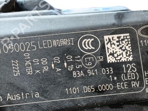 Left headlight AUDI Q3 Sportback (F3N) 35 TDI | BP29937986C28 