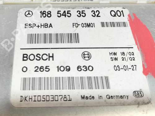 Control unit MERCEDES-BENZ A-CLASS (W168)  | BP6094991M11 