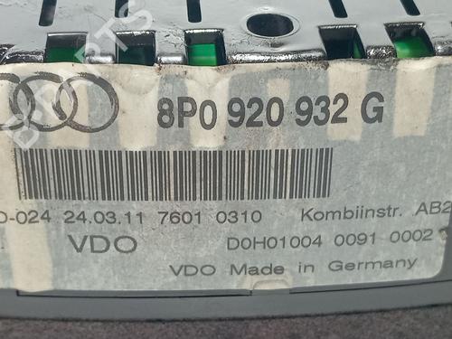 Instrument cluster AUDI A3 (8P1) 1.6 TDI | BP29869902C47