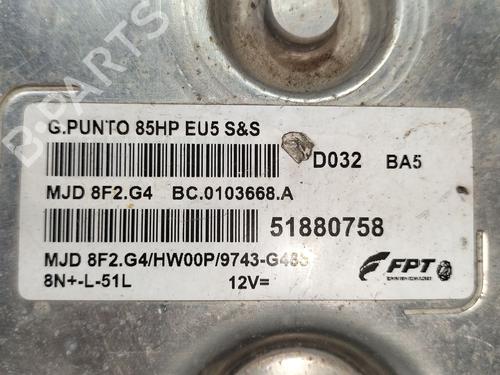 Engine control unit (ECU) FIAT PUNTO EVO (199_) 1.3 D Multijet | BP31831728M57 
