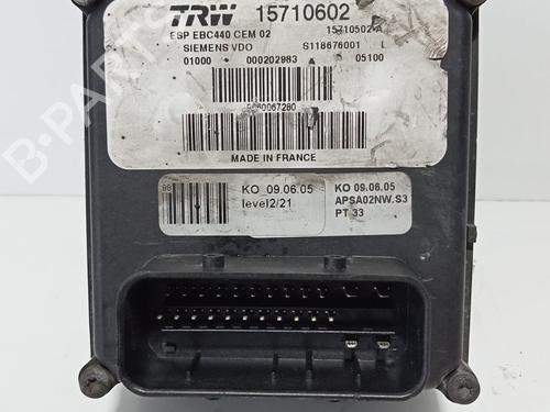 Used ABS pump ABS pump PEUGEOT 407 (6D_) 2.0 HDi 135 (6DRHRH, 6DRHRE, 6DRHRG, 6DRHRJ) (136 hp) 33958447 33958447