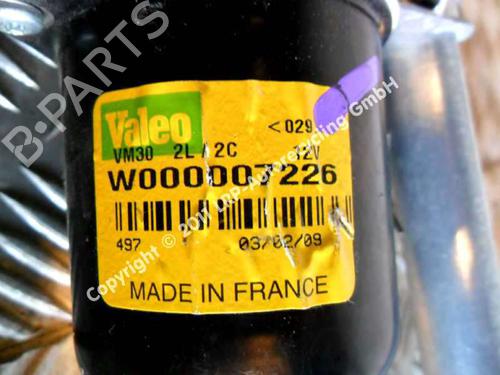 Vindrute Vindusviskermekanisme RENAULT MEGANE III Hatchback (BZ0/1_, B3_) 1.6 16V (BZ1B, BZ1H) (110 hp) 20584790