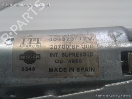 Rear wiper motor NISSAN PRIMERA Traveller (WP11) 1.8 16V | BP20551611M102 