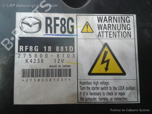 Engine control unit (ECU) MAZDA 6 Estate (GH) 2.0 MZR-CD (GH14) | BP20574866M57 