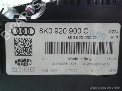 Instrument cluster AUDI A4 B8 Avant (8K5) 2.0 TDI | BP20556619C47 