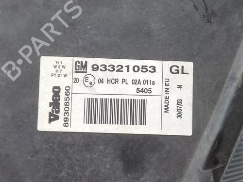 Right headlight OPEL MERIVA A MPV (X03) 1.6 16V (E75) | BP20523326C29 