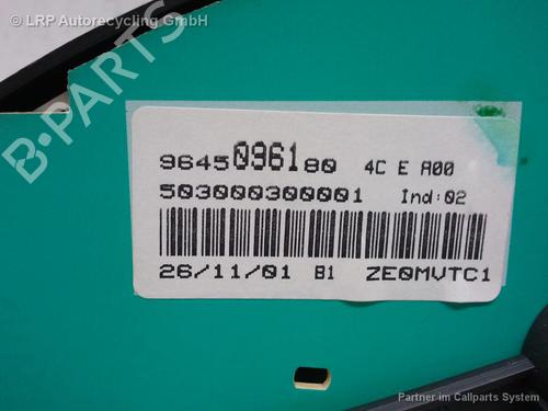 Instrument cluster PEUGEOT 206 Hatchback (2A/C) 1.1 i | BP20556594C47 