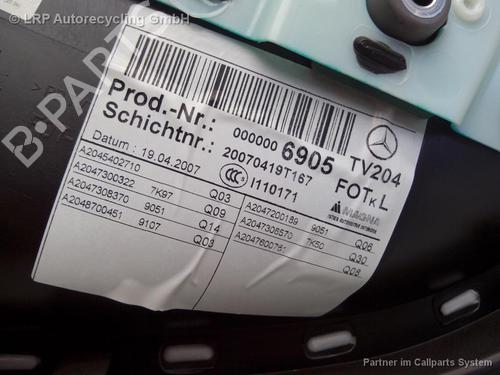 Rear left panel MERCEDES-BENZ C-CLASS (W204) C 220 CDI (204.008) | BP20581454C60 