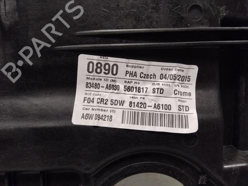 Rear right window mechanism HYUNDAI i30 Estate (GD) 1.6 CRDi | BP31981854C25 