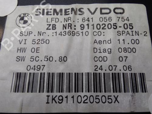 Instrument cluster BMW 3 Touring (E91) 320 d | BP20521964C47 