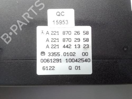 Climate control MERCEDES-BENZ S-CLASS (W221, V221) S 350 (221.056, 221.156) | BP20594032I5 
