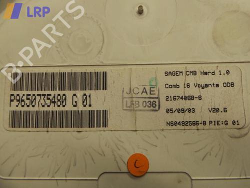 Used Instrument cluster CITROËN C3 I (FC_, FN_) 1.4 HDi (68 hp) 20556504