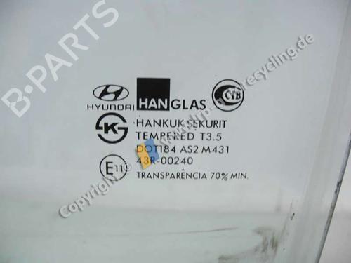 Front left door window HYUNDAI MATRIX (FC) 1.8 | BP20579542C18 