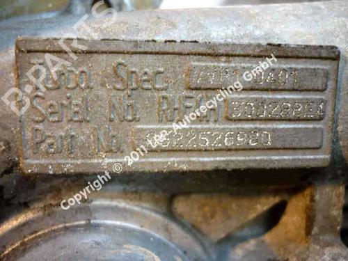 Turbocharger/Supercharger PEUGEOT 206 Hatchback (2A/C) 2.0 HDI 90 | BP20582442M71