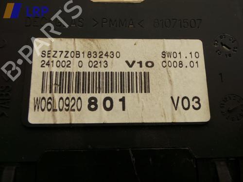 Instrument cluster SEAT IBIZA III (6L1) 1.2 | BP20556152C47 