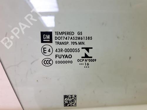 Front right door window OPEL ASTRA K (B16) 1.4 Turbo (68) | BP20590902C19 