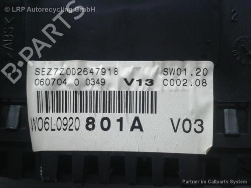 Instrument cluster SEAT IBIZA III (6L1) 1.2 | BP20556177C47 
