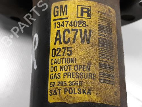 Right front shock absorber OPEL ZAFIRA TOURER C (P12) 1.4 (75) | BP20524407M17 