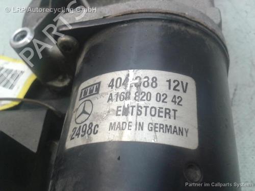 Front wiper motor MERCEDES-BENZ A-CLASS (W168) A 160 (168.033, 168.133) | BP20586810M29