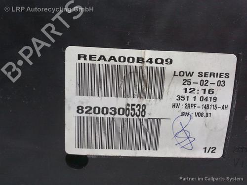 Instrument cluster RENAULT MEGANE II (BM0/1_, CM0/1_) 1.5 dCi (BM0F, BM0T, BM2B, CM0F, CM0T) | BP20556149C47 
