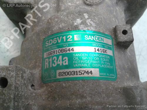 AC-Kompressor RENAULT KANGOO (KC0/1_) 1.6 16V (95 hp) 20557342