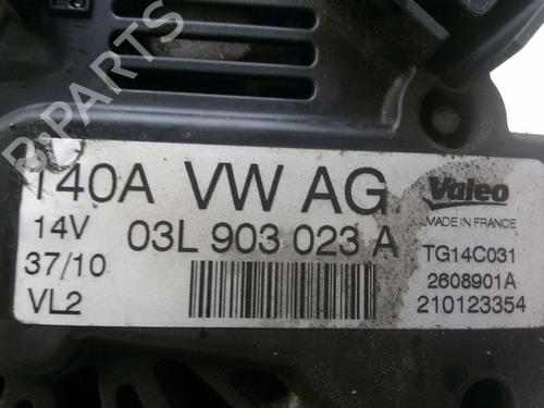 Alternator VW TOURAN (1T1, 1T2) 2.0 TDI 16V | BP20548678M7 