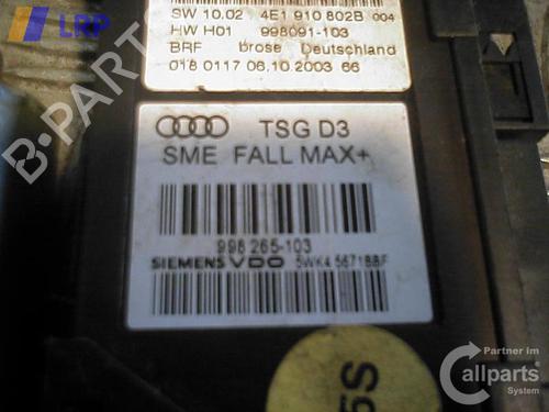 Left front window motor AUDI A8 D3 (4E2, 4E8) 3.0 TDI quattro | BP20562427E21 